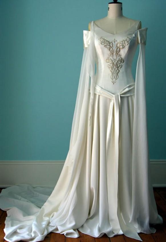 medieval wedding gown