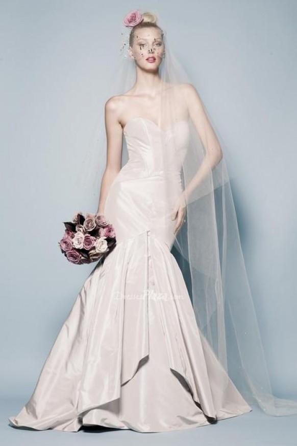 Platinum Taffeta Bridesmaid Dresses