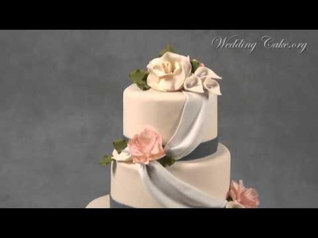 Fondant Wedding Cake 