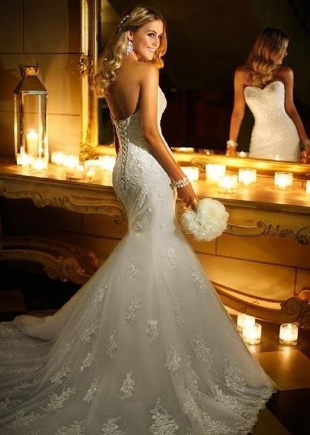 wedding photo - White tulle ball gown for wedding