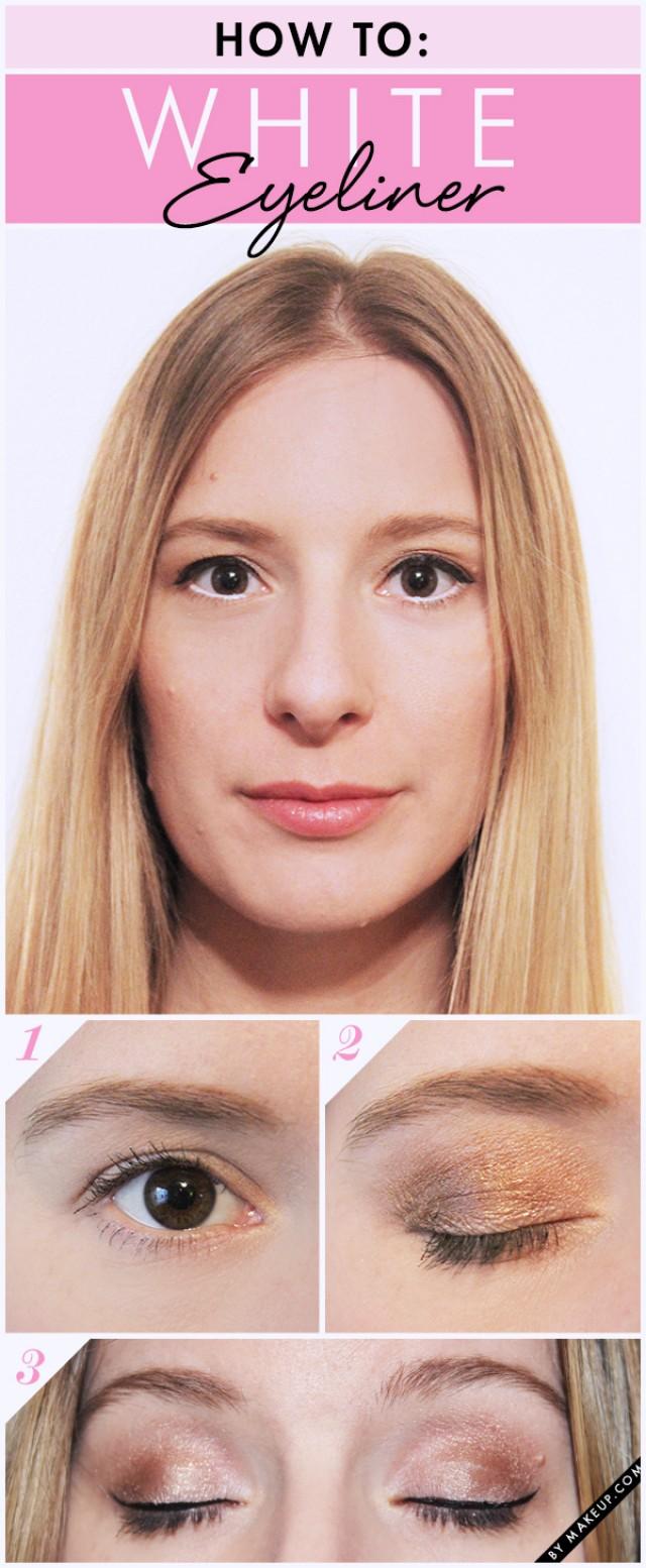 How To: White Eyeliner - Weddbook