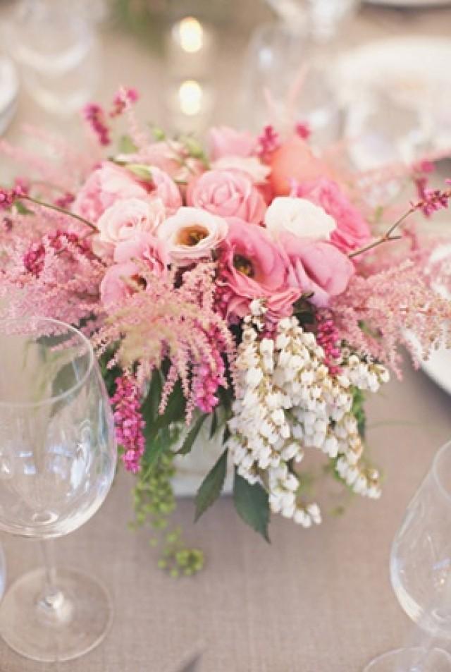 wedding photo - Pink Wedding Details & Decor