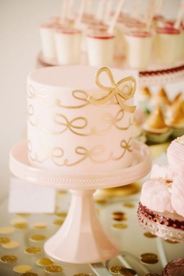 Bridal Showers In Pink And Gold