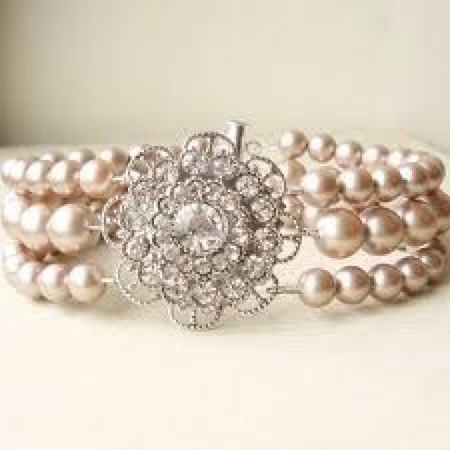 wedding photo - Bracelet de perles