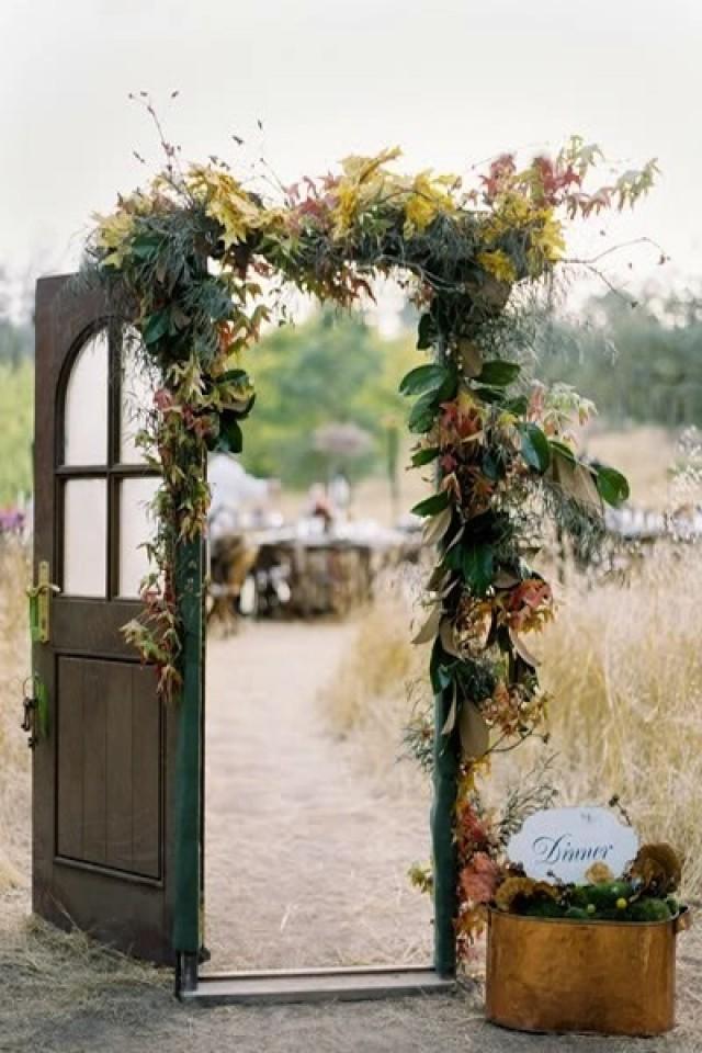 wedding photo - Vintage Door Wedding Decor