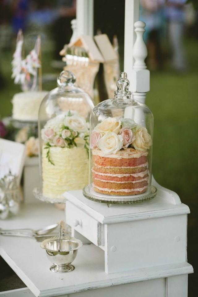wedding photo - Wedding Cakes In Apothecary Jars