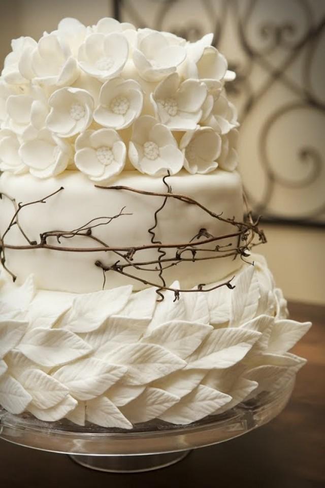 wedding photo - Nature Inspired Cake 