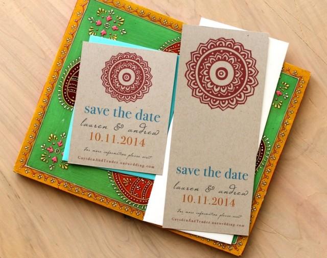 Henna Love - Save The Date Cards 