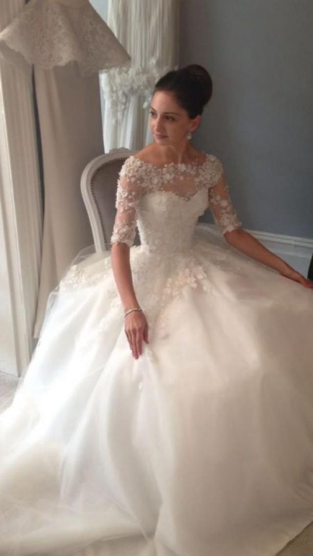 wedding photo - Поистине Потрясающее Свадебное Платье Стивена Халил