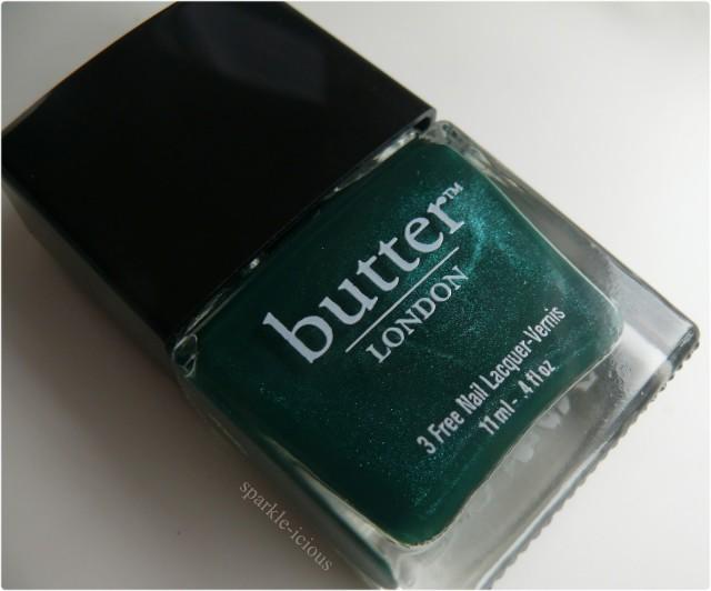 (sparkle-icious) Bir Kozmetik Blogu.: Butter London - British Racing Green Oje