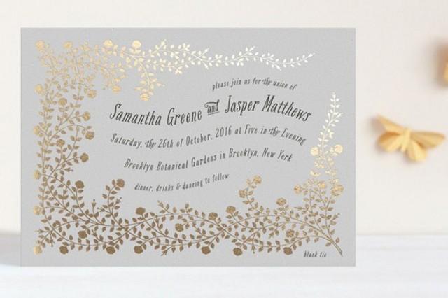 Gorgeous Foil Pressed Invitations From Minted [Sponsored]