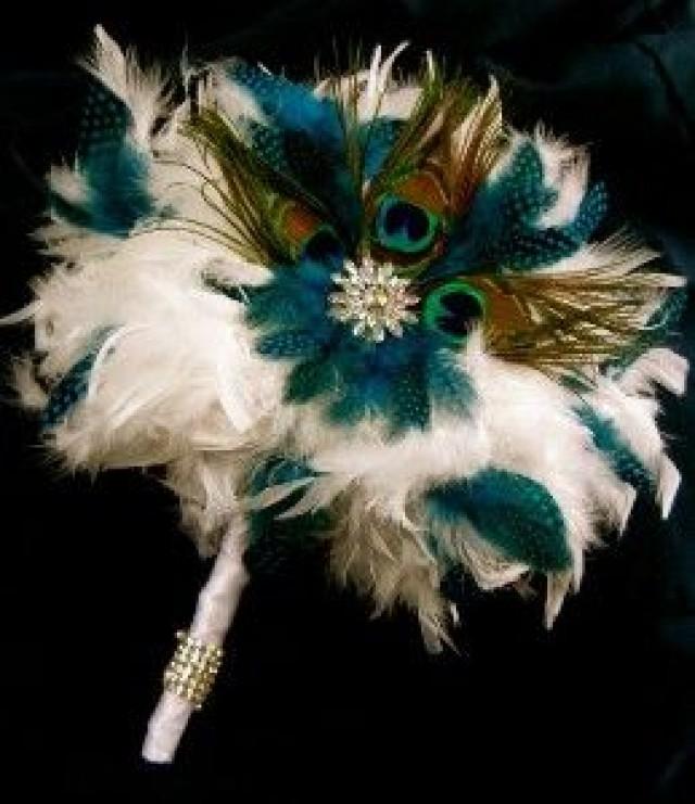 Peacock Feather Bouquet 