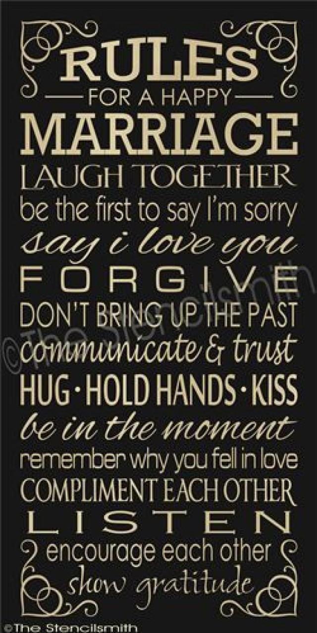 RULES FOR A HAPPY MARRIAGE 2056126 Weddbook