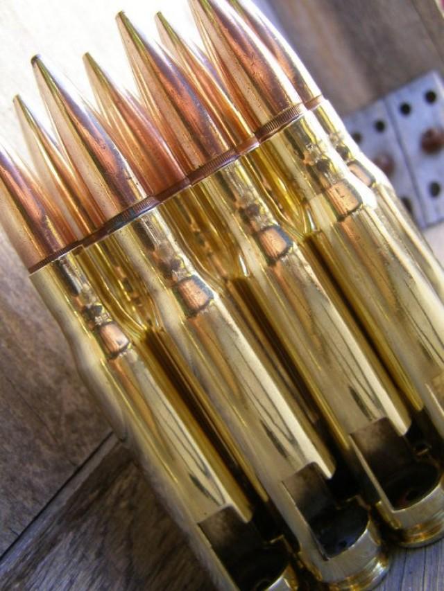 8 GROOMSMEN GIFT Pack BRASS 50 Caliber Bullet Bottle Opener