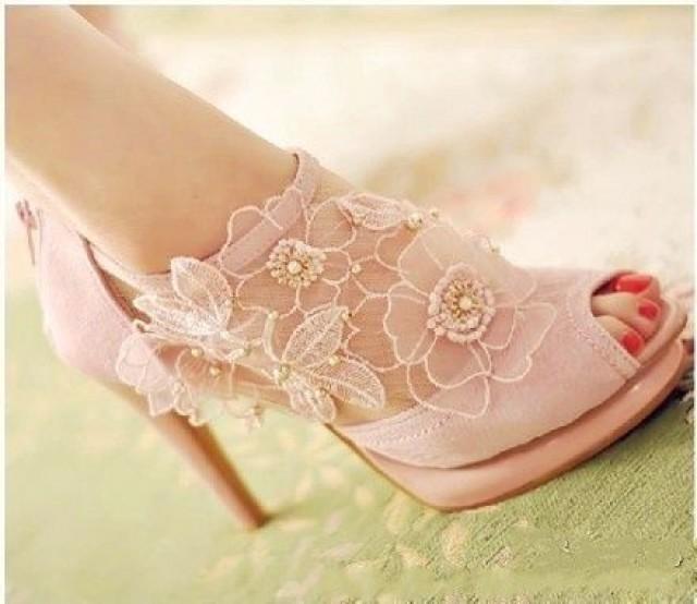 pink wedding shoes uk