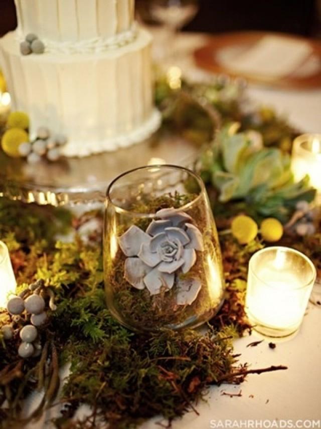 wedding photo - succulent