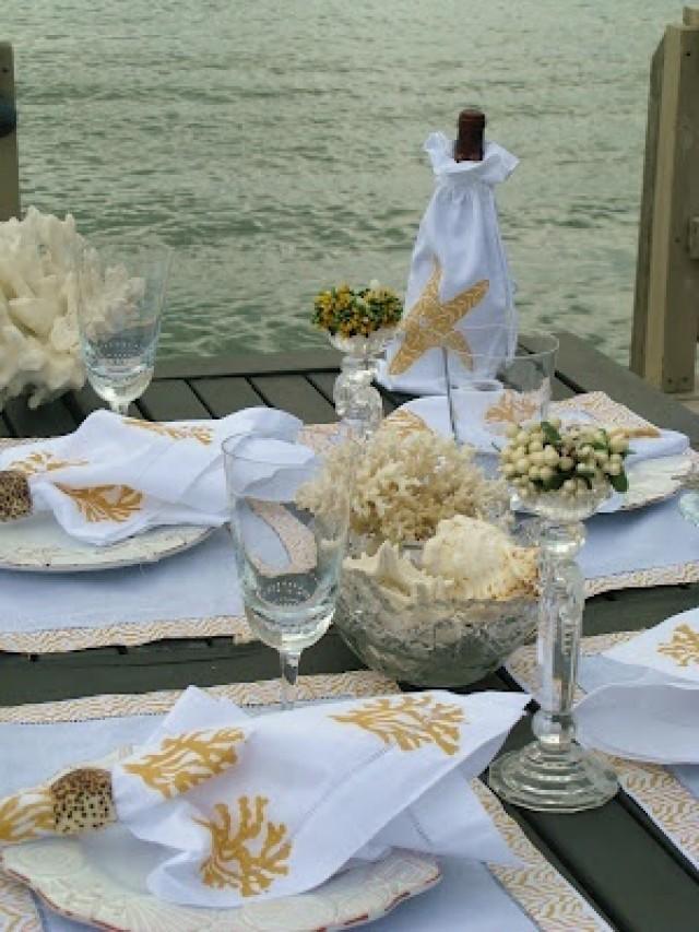 Tablesetting With Sea Shells 