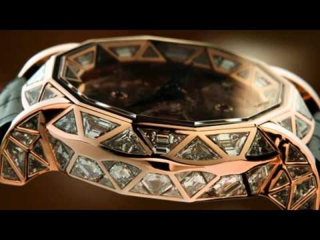 The Mastergraff 48Mm Diamond Skeleton Watch