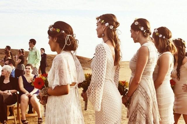wedding photo - Богемный Свадьба На Пляже В Сан-Диего