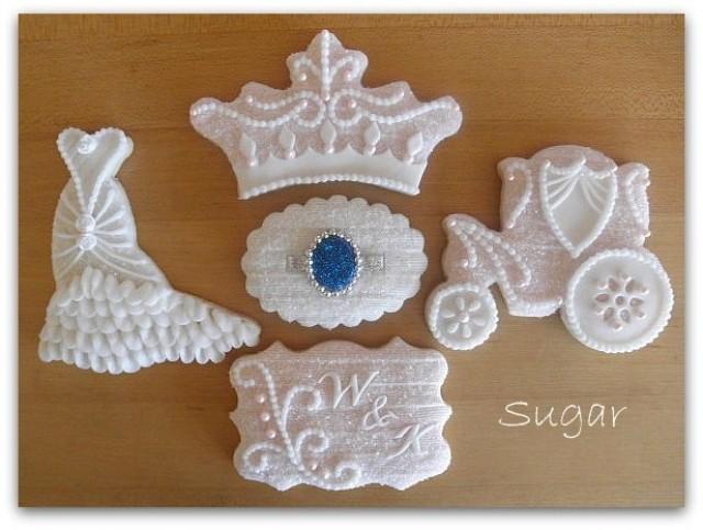 A Royal Slumber Bridal Themed Cookies 