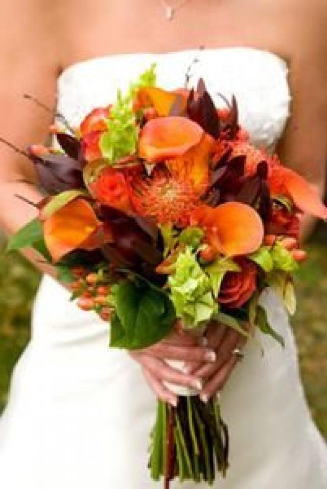 wedding photo - Fleurs d'automne de mariage