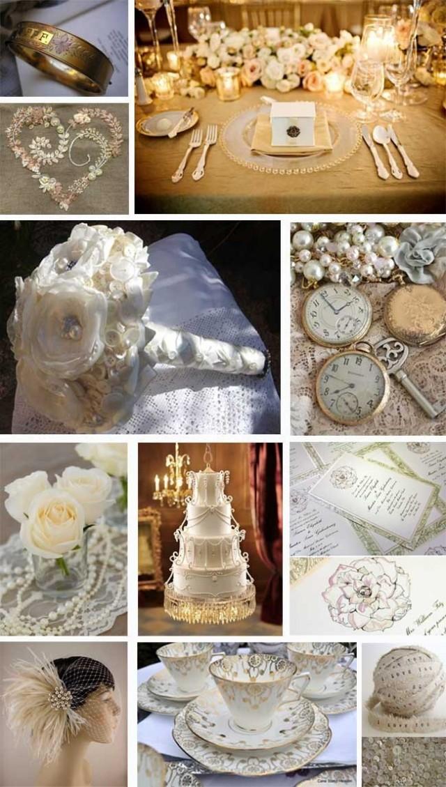wedding photo - Hochzeiten - Vintage Ivory Affair