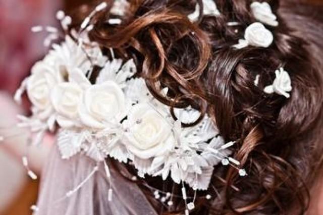wedding photo - wedding hair