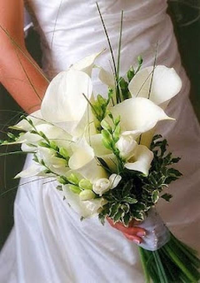 wedding photo - Bridal Bouquets White