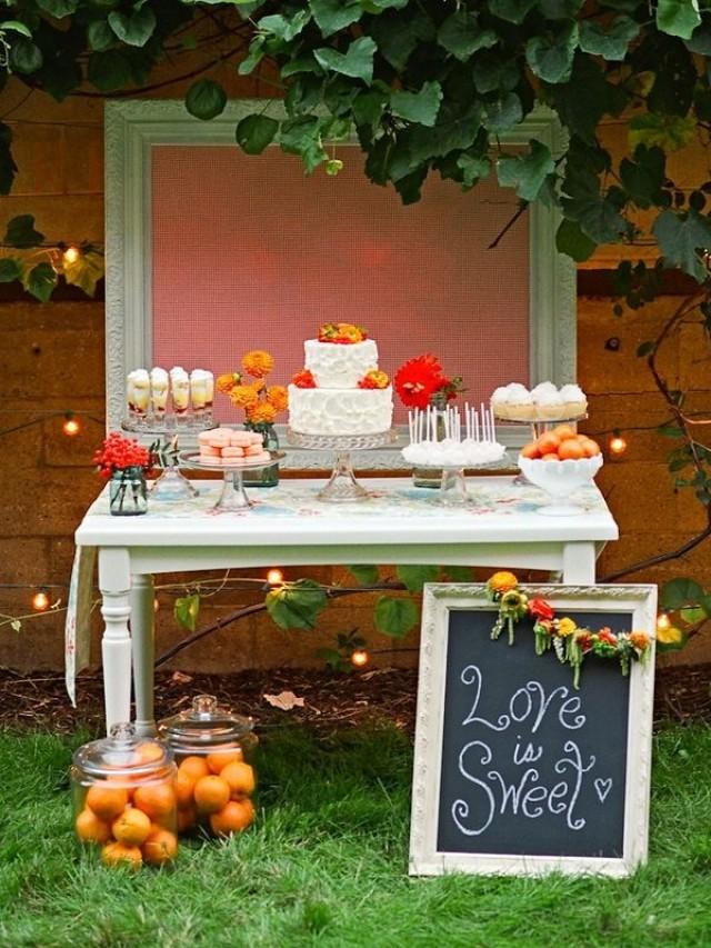 wedding photo - Mariages-Dessert tableau