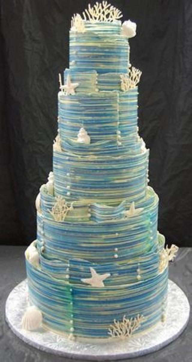 wedding photo - Wedding Cake, Nautical, Boat Club