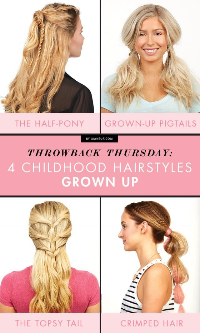 Throwback Thursday Three Childhood Hairstyles Grown Up Weddbook