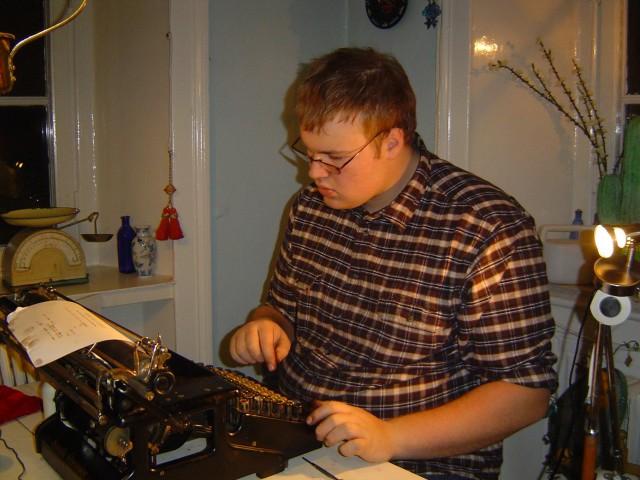 wedding photo - Typewriter