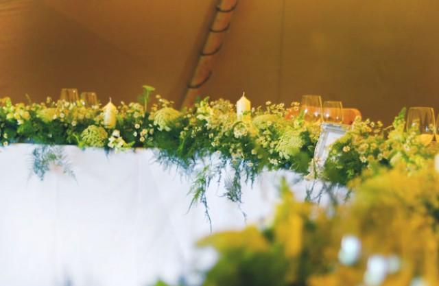 wedding photo - Meadow garland flowers