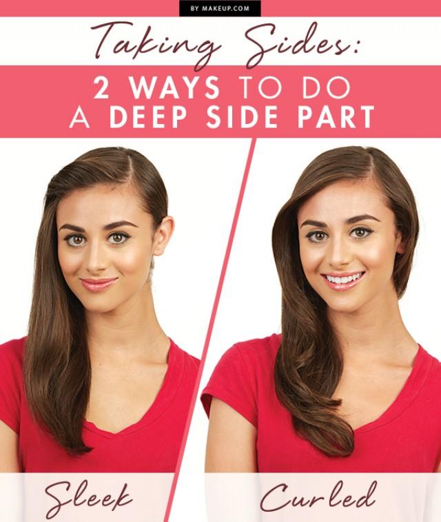 Taking Sides 2 Ways To Do A Deep Side Part Weddbook