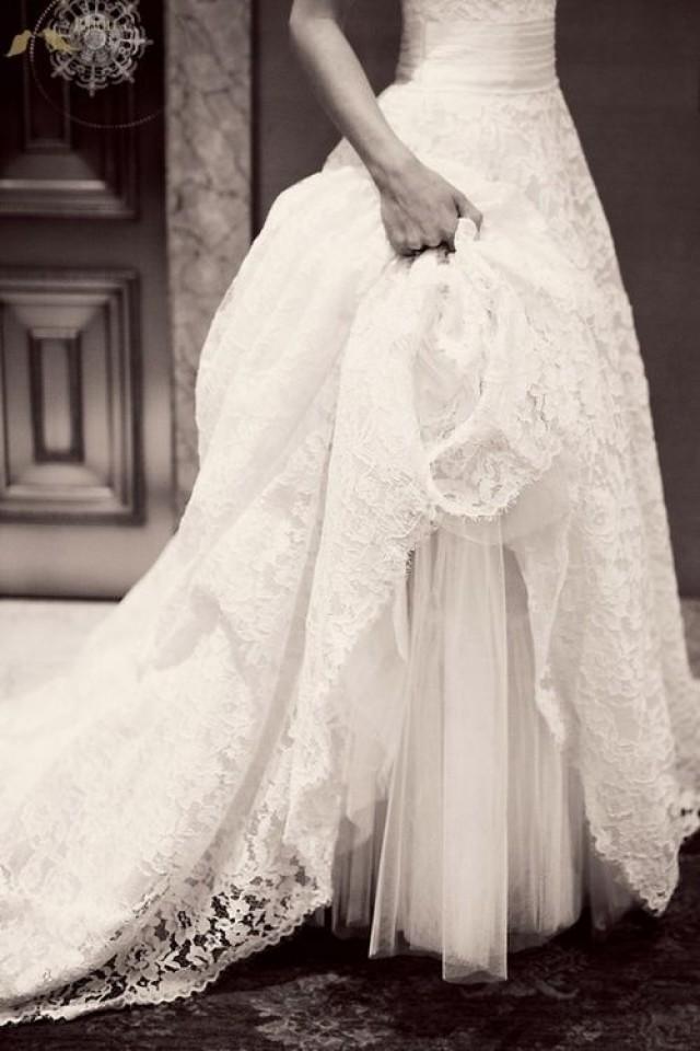 wedding photo - عشاق الدانتيل فستان الزفاف الإلهام