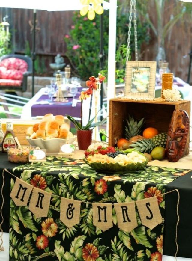 Hawaiian Luau Bridal/Wedding Shower Party Ideas #2132063  Weddbook