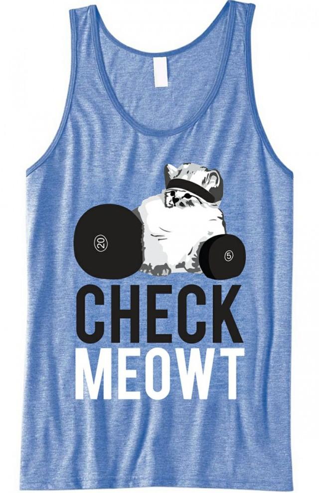 gym cat shirt