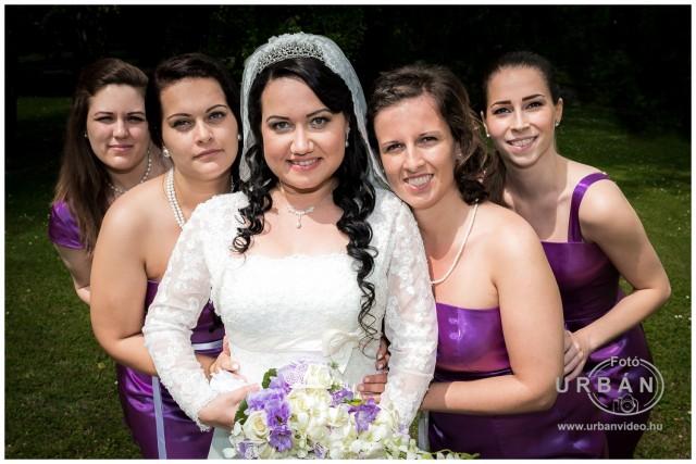 wedding photo - With my flowergirls
