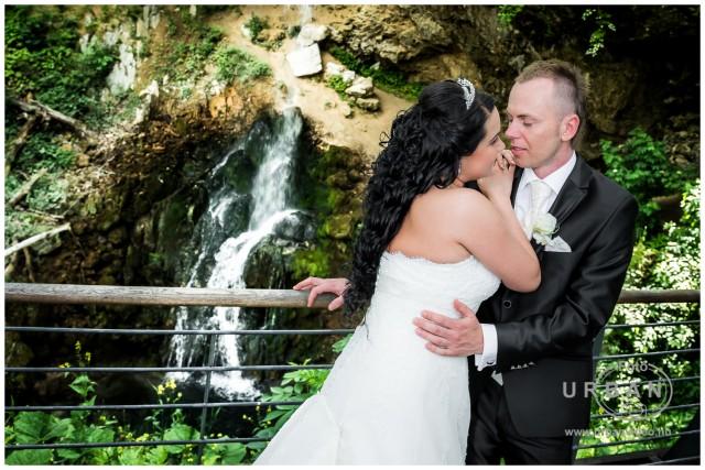 wedding photo - Waterfall in Lillafüred