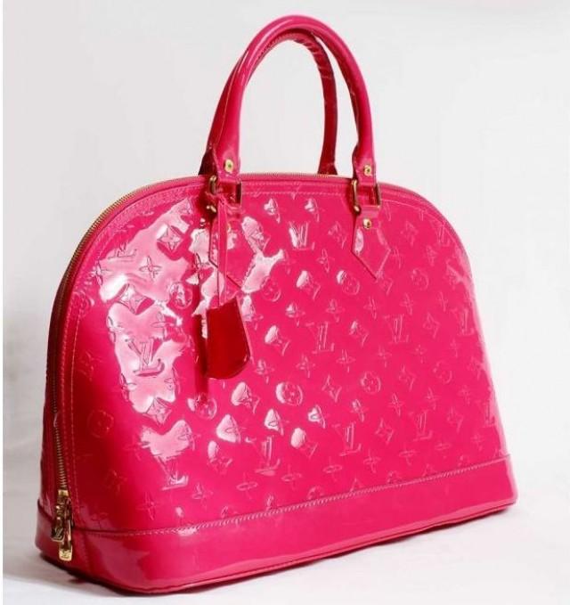 wedding photo - Louis Vuitton Pink Ladies Brass Zipper Luxury Handbags