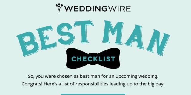 Everything A Best Man Needs To Know In One Easy Checklist Weddbook