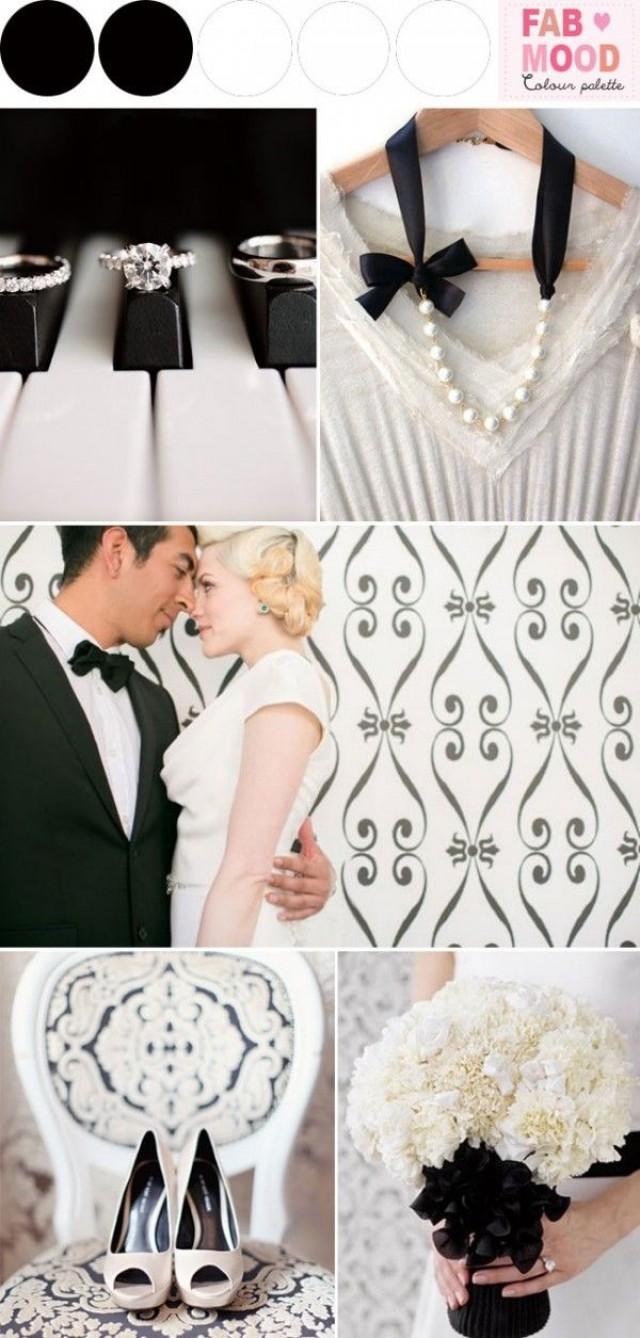 wedding photo - Classic Black/White Wedding