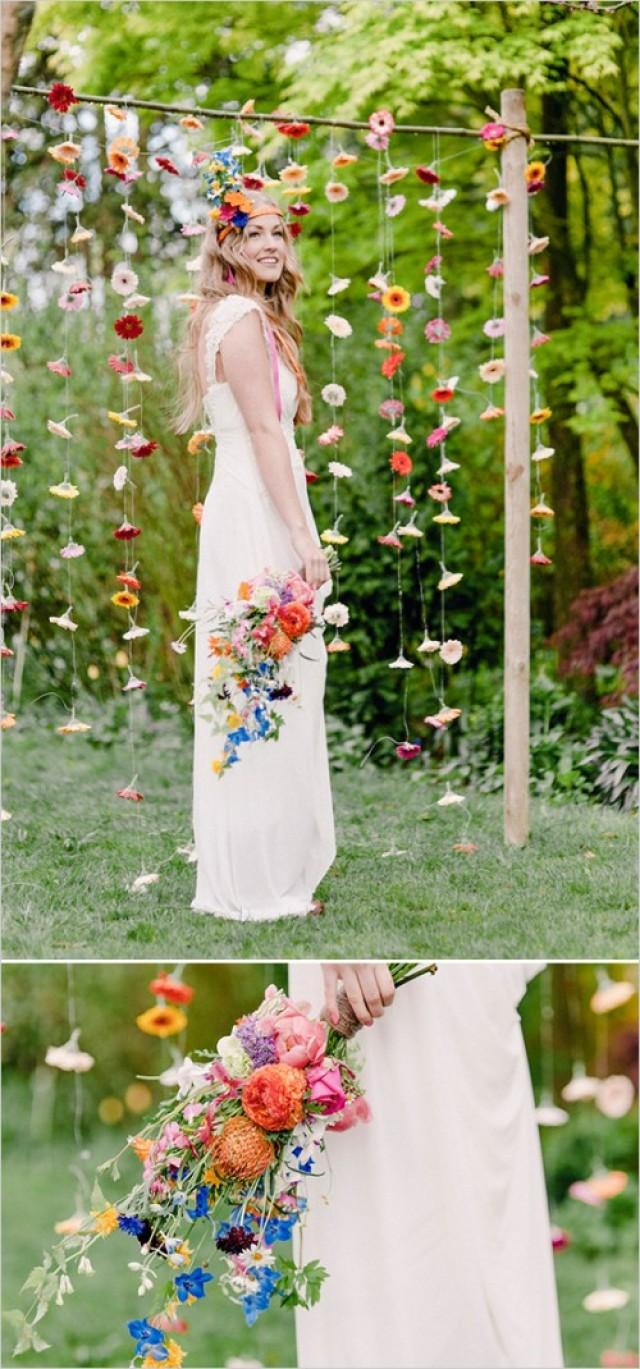 Boho-Inspired Greenhouse Wedding With Tons Of Color | Weddingomania -  Weddbook