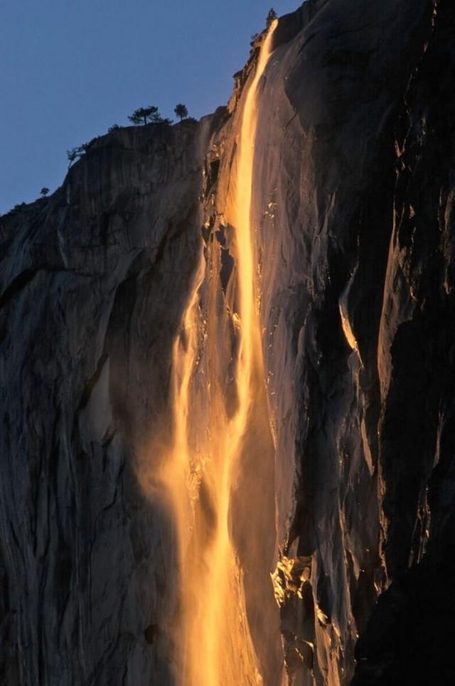 From Waterfall To Lavafall: Yosemite's Fleeting Phenomenon