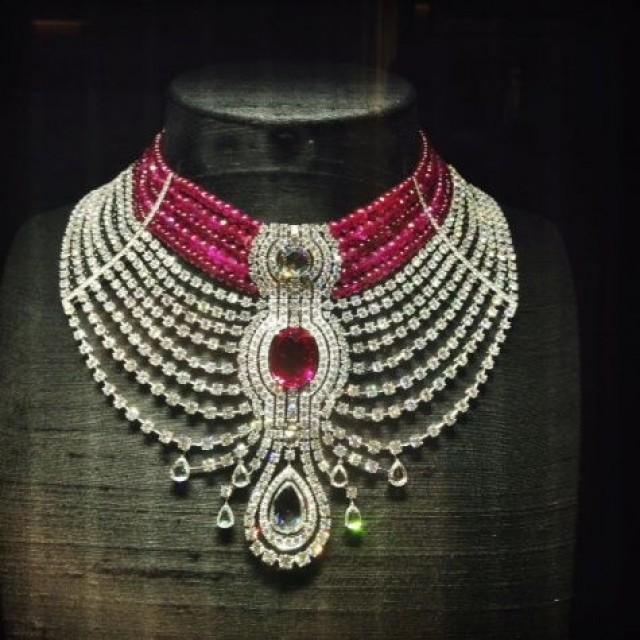 Cartier’s Big And Bold Ruby Necklace