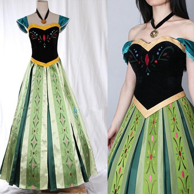 wedding photo - Frozen Princess Anna Adult Coronation Dress