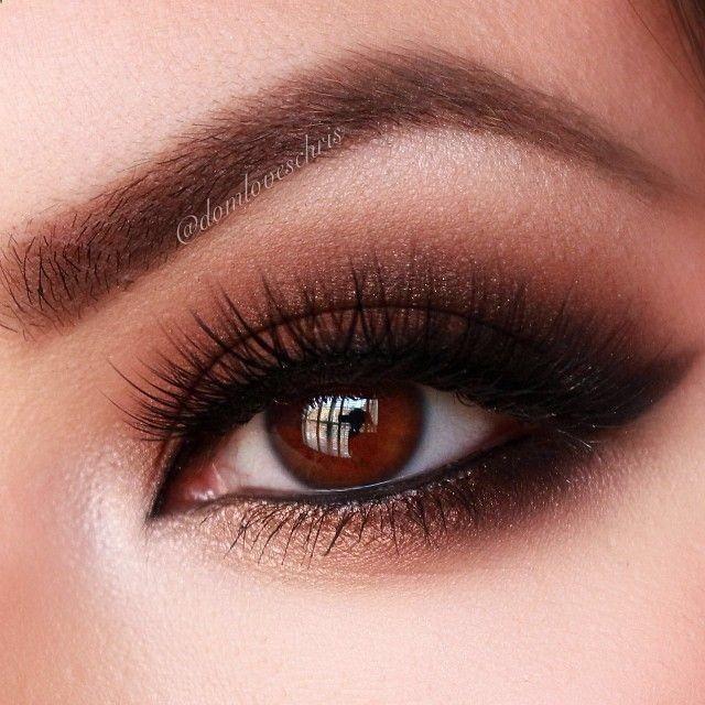 how to do simple eye makeup for brown eyes