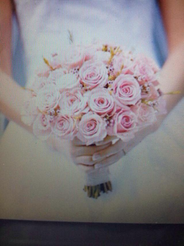 wedding photo - Em rosa pastel