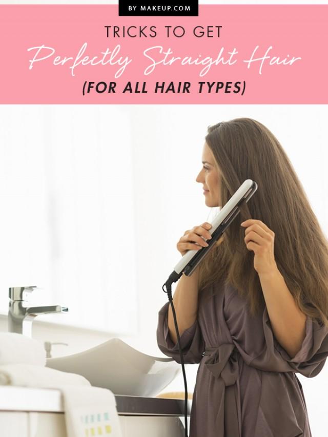 Home Tricks To Make The Hair Straight From Top And Curly From Bottom | tricks to get perfectly straight hair for all hair types Home Tricks To Make The Hair Straight From Top And Curly From Bottom | tricks to get perfectly straight hair for all hair types