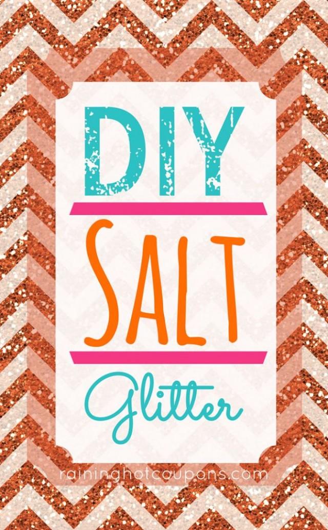 DIY Salt Glitter